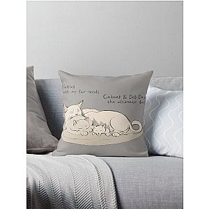 Catnap & Dog Day Delight Throw Pillow