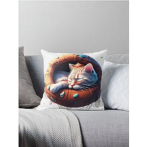 catnap Throw Pillow