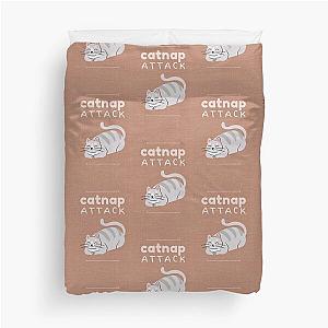 Catnap Attack Duvet Cover