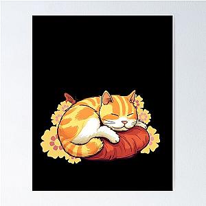 Purr-fect Rest - Cozy Catnap Poster