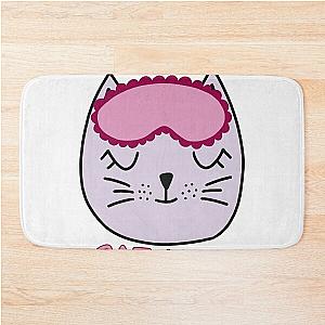 Cute Catnap Bath Mat