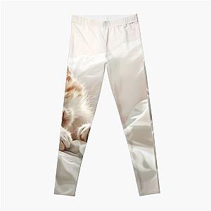 Cute kitten taking a catnap 24 Leggings