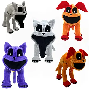 New Product Smiling Critters Monster Catnap Smiling Scary Cat Plush Doll, Birthday Gift