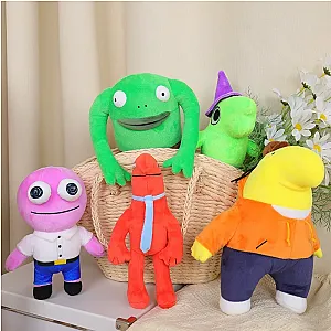 New Smiling Friends Plush Toy Mr frog Soft Stuffed Toy Kawaii Home Decoration Doll Smiling Friends Gifts Toy for Kids