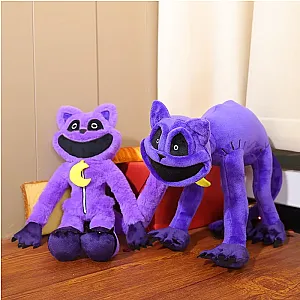 30cm Smiling Critters Plush Doll 2024 New Cat Nap Catnap Horror Games Action Figures Stuffed Toys Soft Pillow Children Gifts