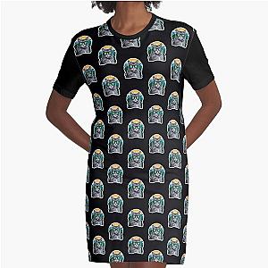 Catnap Forever Sunrise Over Snowcapped Mountains Graphic T-Shirt Dress