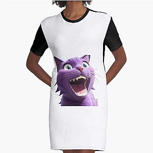 catnap laughing Graphic T-Shirt Dress