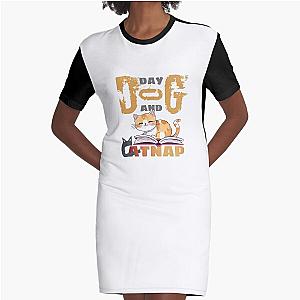 Dogday And Catnap Graphic T-Shirt Dress