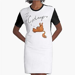 Catnap Graphic T-Shirt Dress