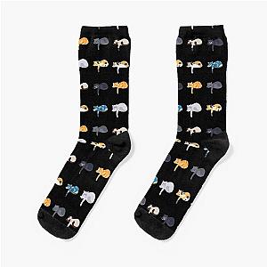 Cat Sticker Pack - Gift Ideas - Cute Pet - Catnap Sleep  Socks