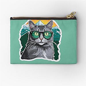 Catnap Forever Sunrise Over Snowcapped Mountains Zipper Pouch