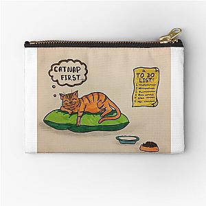 But catnap first! Zipper Pouch