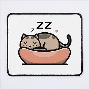 cute catnap  Mouse Pad