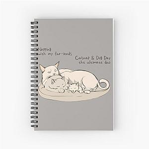 Catnap & Dog Day Delight Spiral Notebook