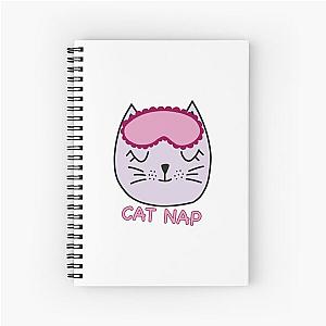 Cute Catnap Spiral Notebook