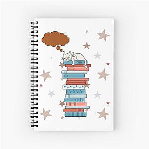 of Catnap: Adorable Cat Nap Design Spiral Notebook