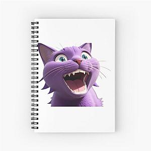 catnap laughing Spiral Notebook