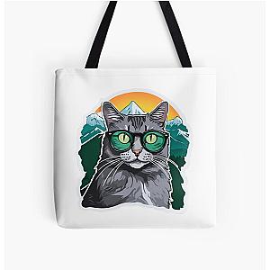 Catnap Forever Sunrise Over Snowcapped Mountains All Over Print Tote Bag