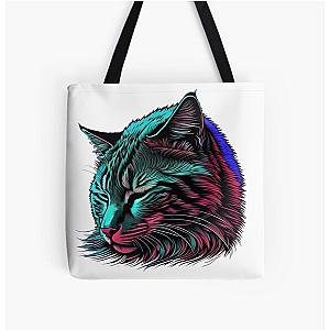 Catnap All Over Print Tote Bag