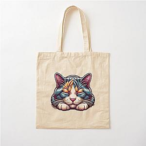 Catnap Cotton Tote Bag