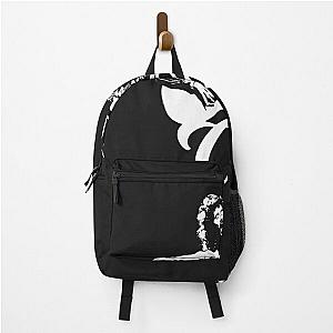 Cat Stevens White Stencil  Backpack