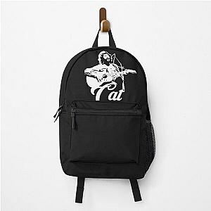 Cat Stevens White Stencil Essential Backpack