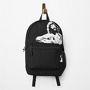 Cat Stevens White Stencil Essential Funny Backpack