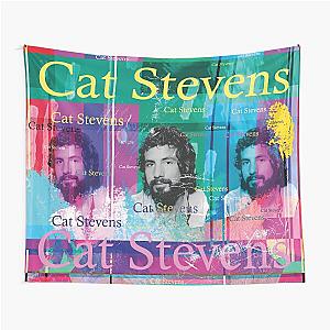 Portrait of British musician Cat Stevens Tapestry