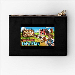 Cattle Country Beyond The Fence Line Cattle Country Zipper Pouches