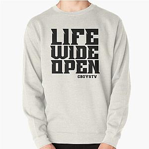 Cboystv Merch Life Wide Open Pullover Sweatshirt RB1810