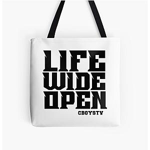 Cboystv Merch Life Wide Open All Over Print Tote Bag RB1810