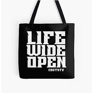 Cboystv Merch Life Wide Open All Over Print Tote Bag RB1810