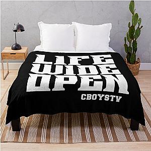 Cboystv Merch Life Wide Open Throw Blanket RB1810