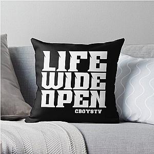 Cboystv Merch Life Wide Open Throw Pillow RB1810