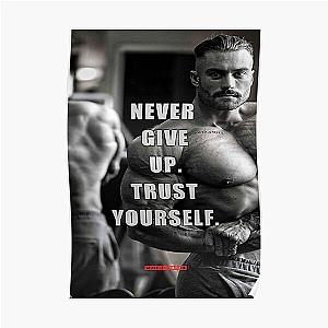 Chris Bumstead Posters - Chris Bumstead Never Give Up Poster RB2-2704
