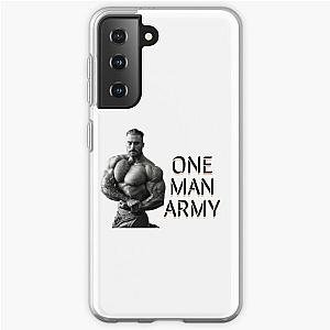 Chris Bumstead Cases - Cbum, ONE MAN ARMY Samsung Galaxy Soft Case RB2-2704