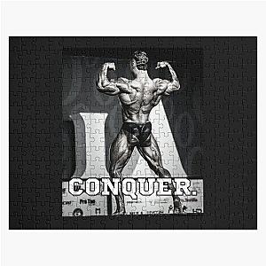 Chris Bumstead Puzzles - Chris Bumstead Mr Olympia - CBUM Bodybuilding Conquer Jigsaw Puzzle RB2-2704
