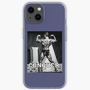 Chris Bumstead Cases - Chris Bumstead Mr Olympia - CBUM Bodybuilding Conquer iPhone Soft Case RB2-2704