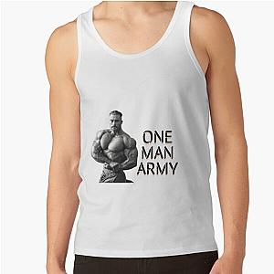 Chris Bumstead Tank Tops - Cbum, ONE MAN ARMY Tank Top RB2-2704