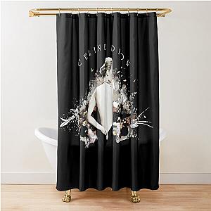 masakini celine dion black Shower Curtain