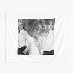 Celine Dion Cool Style With Black White Tapestry