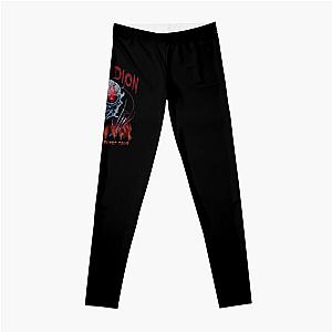 Celine Dion Funny Death Metal  Leggings