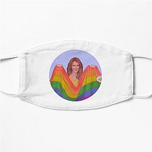 celine dion gay flag Flat Mask