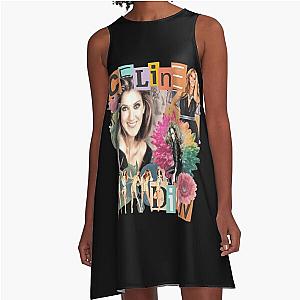 Celine Dion My Heart Will Go On Retro Gift Fan A-Line Dress