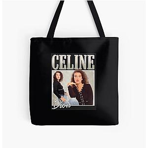 celine dion  	 All Over Print Tote Bag