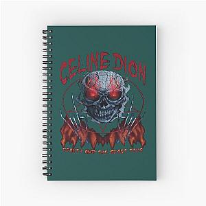 Celine Dion Funny Death Metal  Spiral Notebook