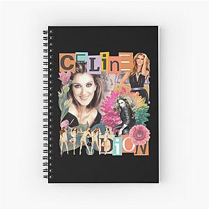 Celine Dion My Heart Will Go On Retro Gift Fan Spiral Notebook