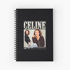 celine dion  	 Spiral Notebook