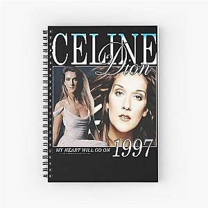 Celine Dion Mens Spiral Notebook