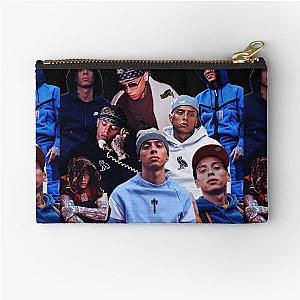 Central cee uk rapper collage poster design 2021 Zipper Pouch